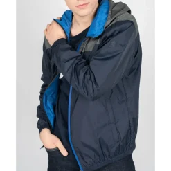Windjacke mit Kapuze und Reißverschluss