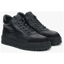 Winter Lederstiefel mit warmem Futter