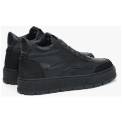 Winter Lederstiefel mit warmem Futter