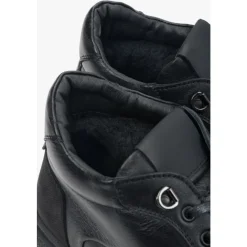 Winter Lederstiefel mit warmem Futter