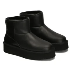 Wolle gefütterte Ledersneestiefel