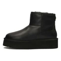 Wolle gefütterte Ledersneestiefel