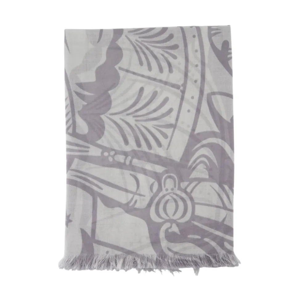 Wolle Grauer Schal