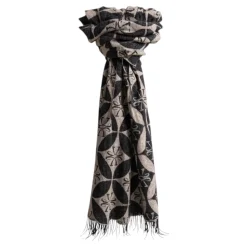 Woll-Kaschmir-Jacquard-Schal