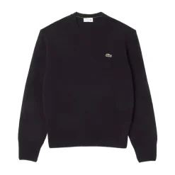 Wollpullover mit Rundhalsausschnitt