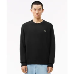 Wollpullover mit Rundhalsausschnitt