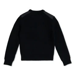 Wollpullover mit Tasche