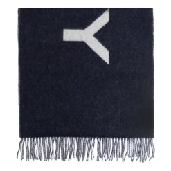 Wollschal mit Logo
