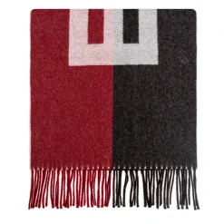 Wollschal mit Logo