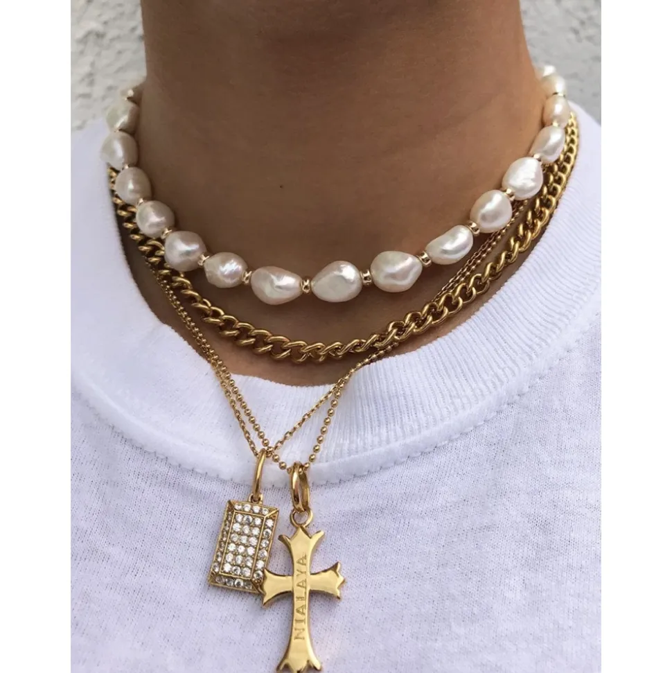 Women's Baroque Pearl Choker