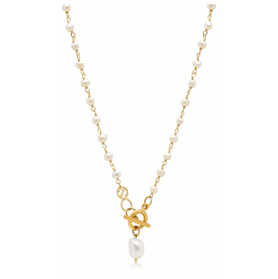 Women's Pearl Wrap Necklace