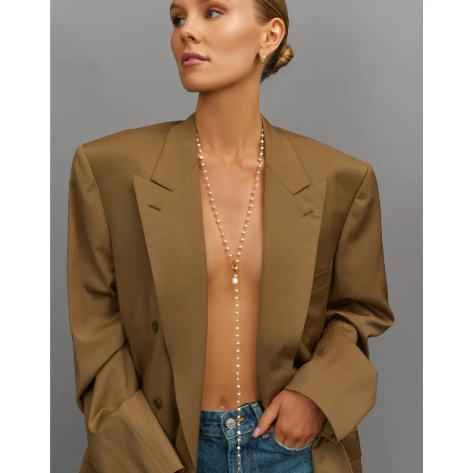 Women's Pearl Wrap Necklace