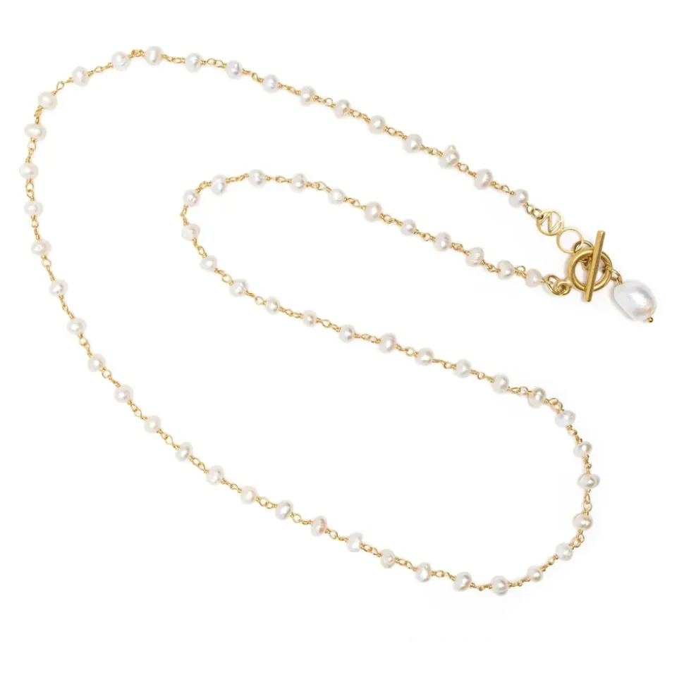 Women's Pearl Wrap Necklace