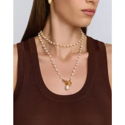 Women's Pearl Wrap Necklace