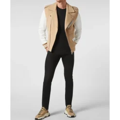 Wool and Leather Biker