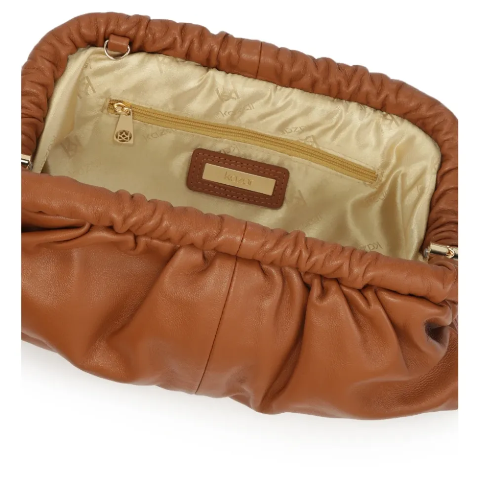 Wrinkle Clutch-Tasche mit starrem Rahmen
