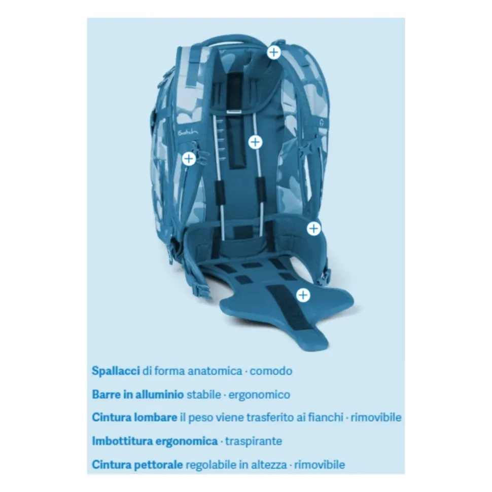 Zaino Pack Ergonomico 30 Litri Lilac Blossom