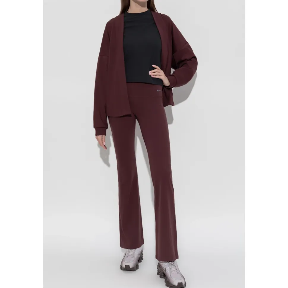 Zenvy High-Waisted Flared Leggings