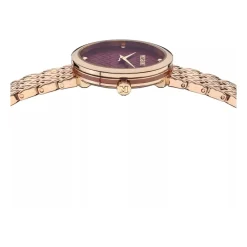 Zigzag Rose Gold Bracelet Watch