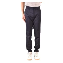 Zip and Button Wollmischungshose