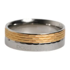 Zweifarbener Texturierter Ring