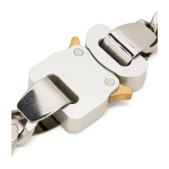 Zweifarbige Nylon- und Metallkette