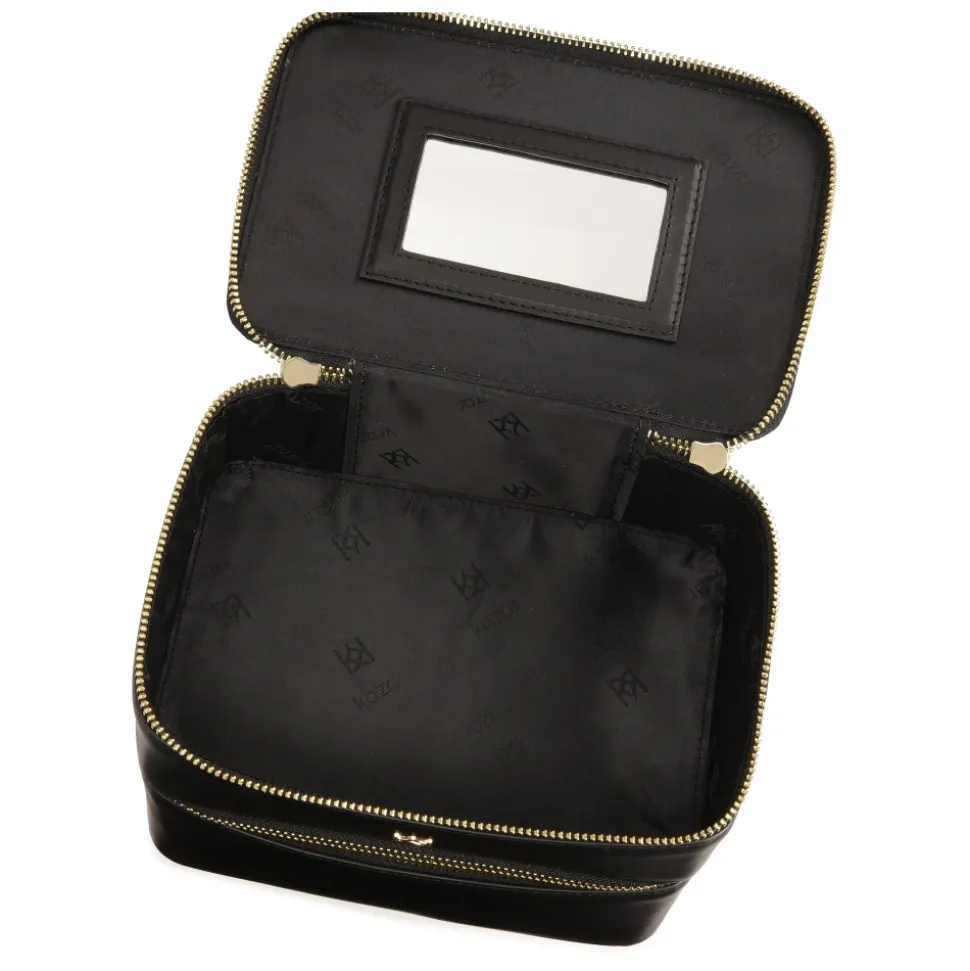 Zweikammer-Kosmetiktasche in Form eines Koffers
