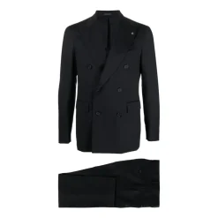 Zweireihiger Blazer mit klassischer Hose