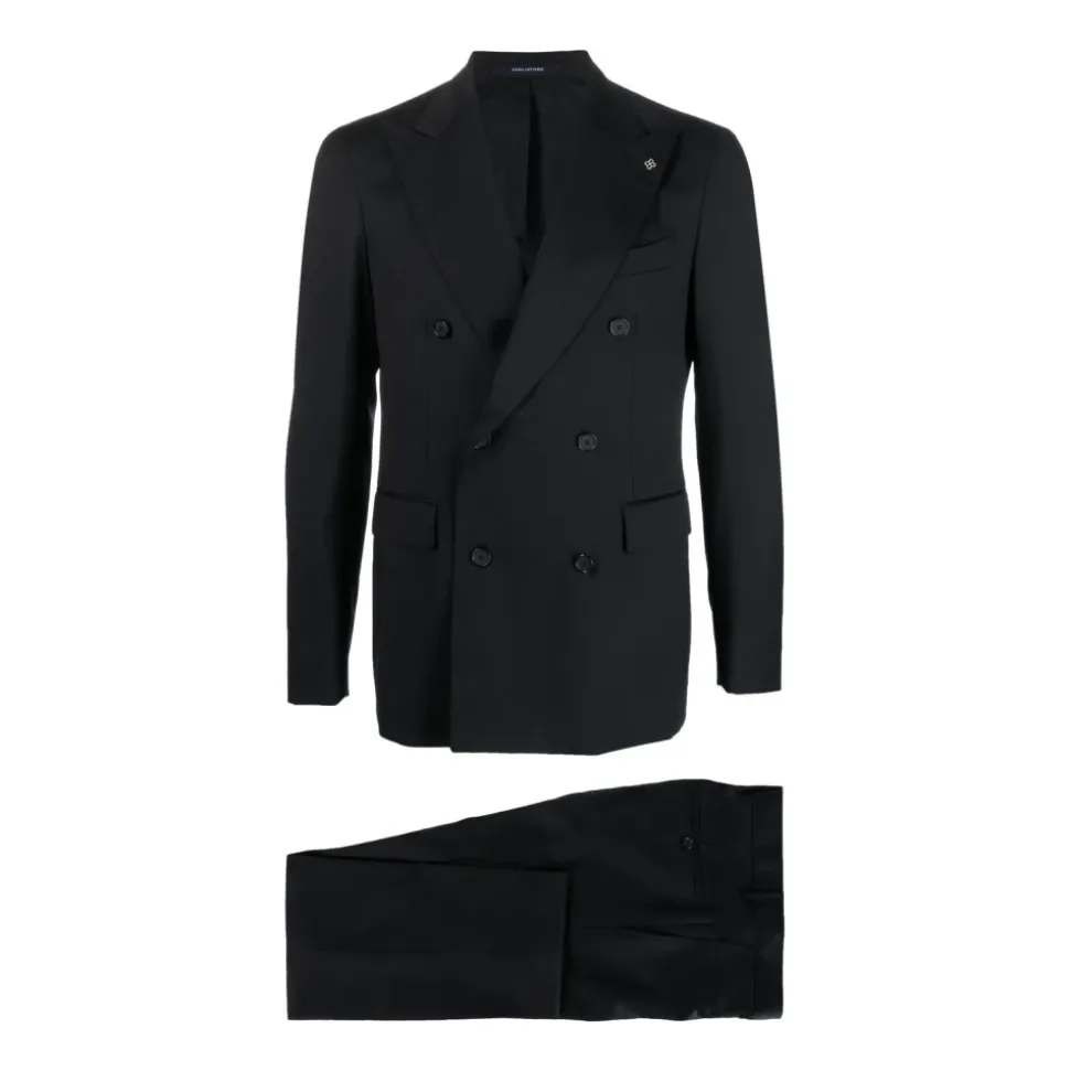 Zweireihiger Blazer mit klassischer Hose