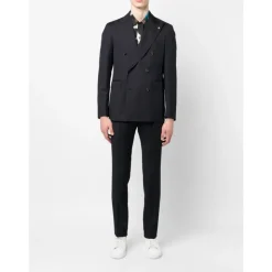 Zweireihiger Blazer mit klassischer Hose