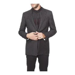 Zweireihiger Wollblazer
